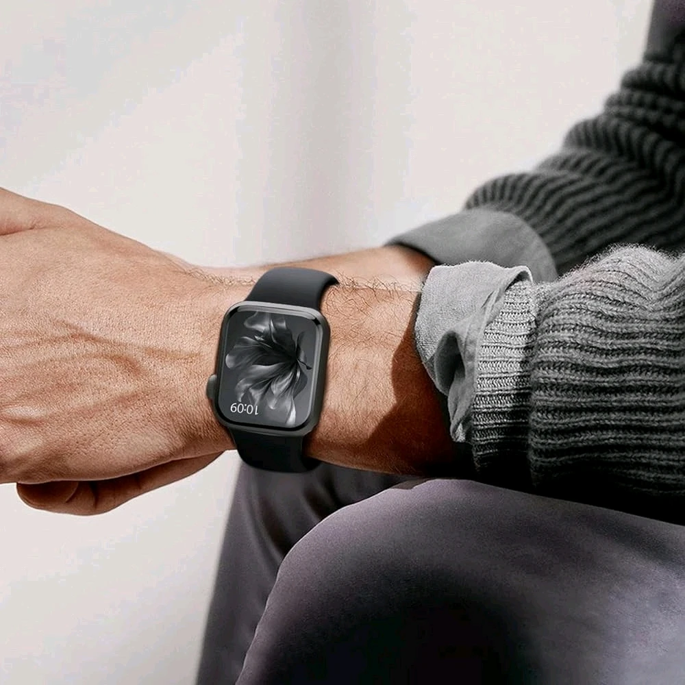 Original Silikonarmband für Apple Watch Band 46 mm 42 mm 41 mm 45 mm 40 mm 49 mm Armband Iwatch Serie 11 10 9 7 4 5 6 8 SE Ultra 2 3 – Detail 2