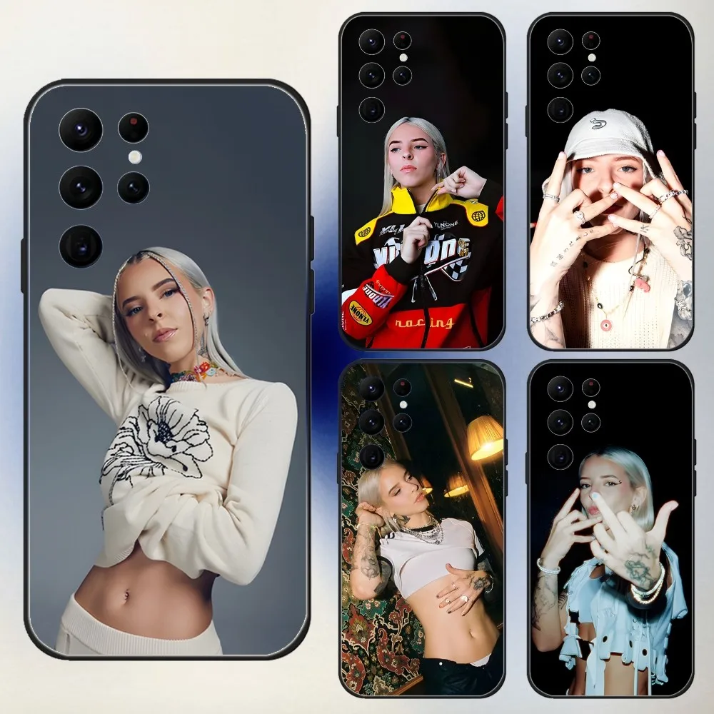 

Young Miko Att. Phone Case For Samsung S24,23,22,30,21,10,9,Ultra,Plus,Lite,FE,5G Black Soft Case