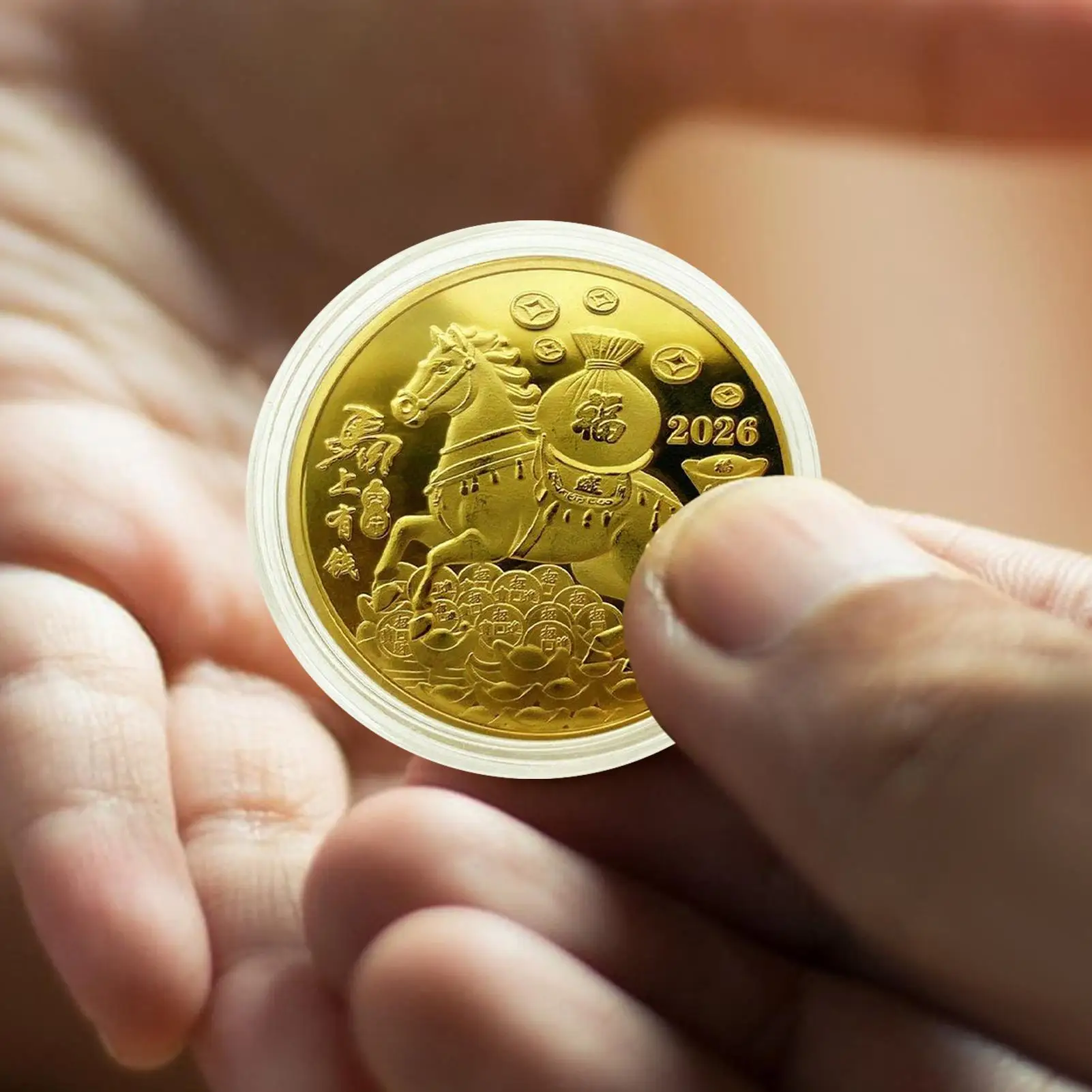 Collector Coin Blessing Lucky Horse Coin 2026 Year Of The Horse Souvenir Art For Kids Collecting Women Home Decor Collector Item