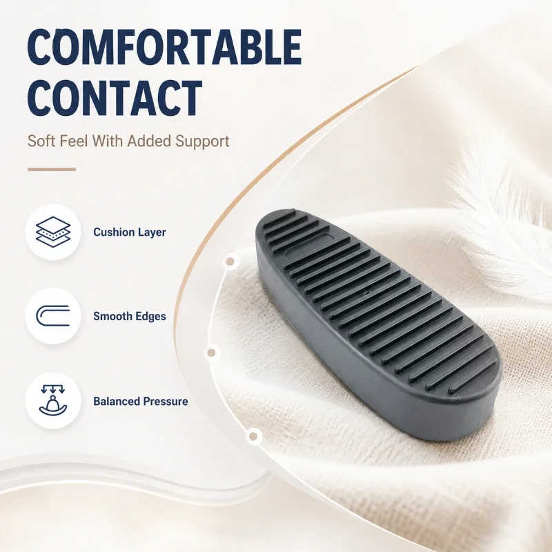 1/2/3PCS Wear-resistant Thick Rubber Support Cushion Non-slip Shock Absorption Soft Buffer Height Increase Mat