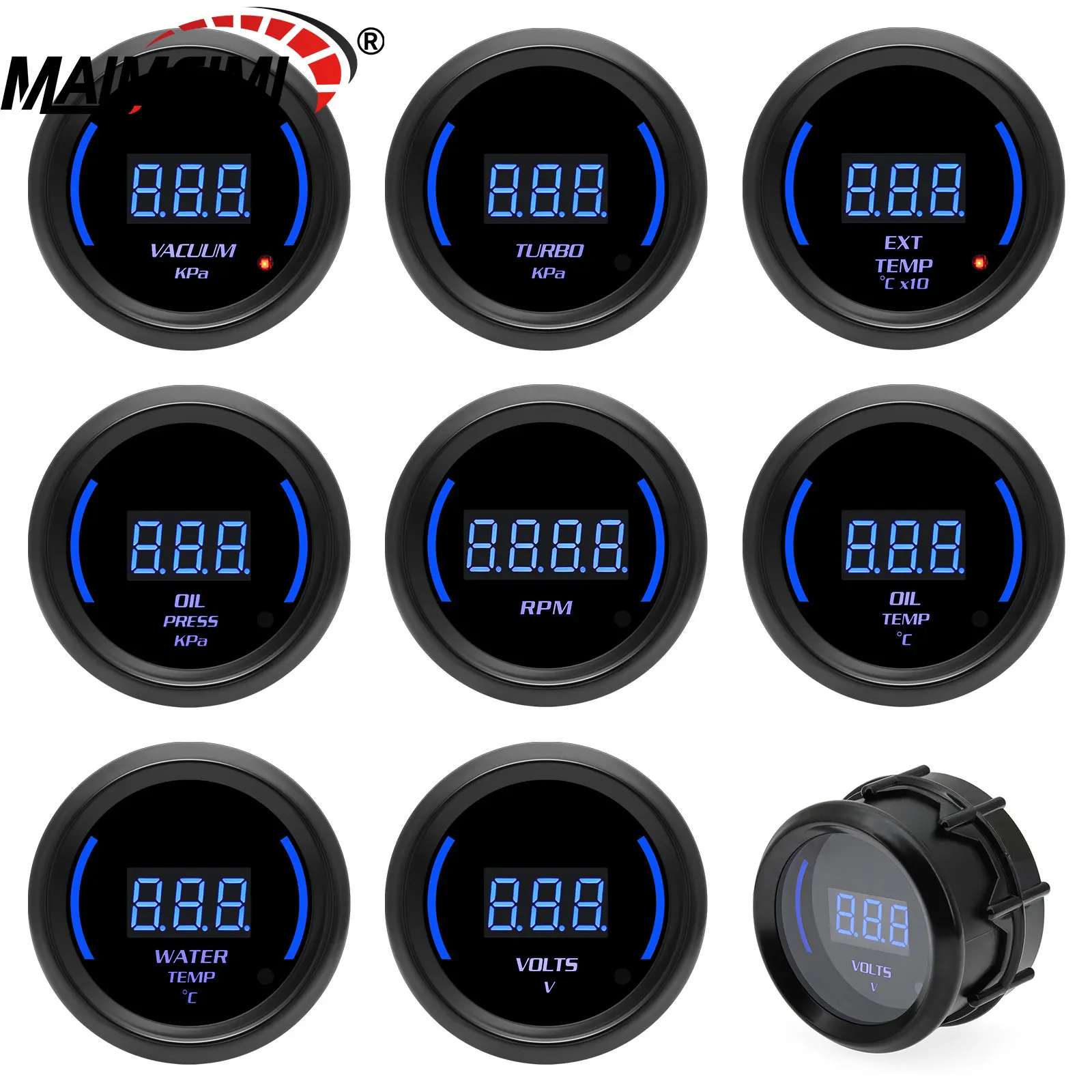 52MM Car Digital Ta…