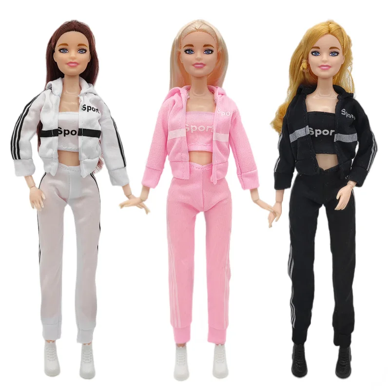 1Set 30cm Ken Doll Clothes Sports Suit Daily Wear Dolls Clothes for Ken the Boyfriend Sports Clothes 1/6 Ken Doll Accessories