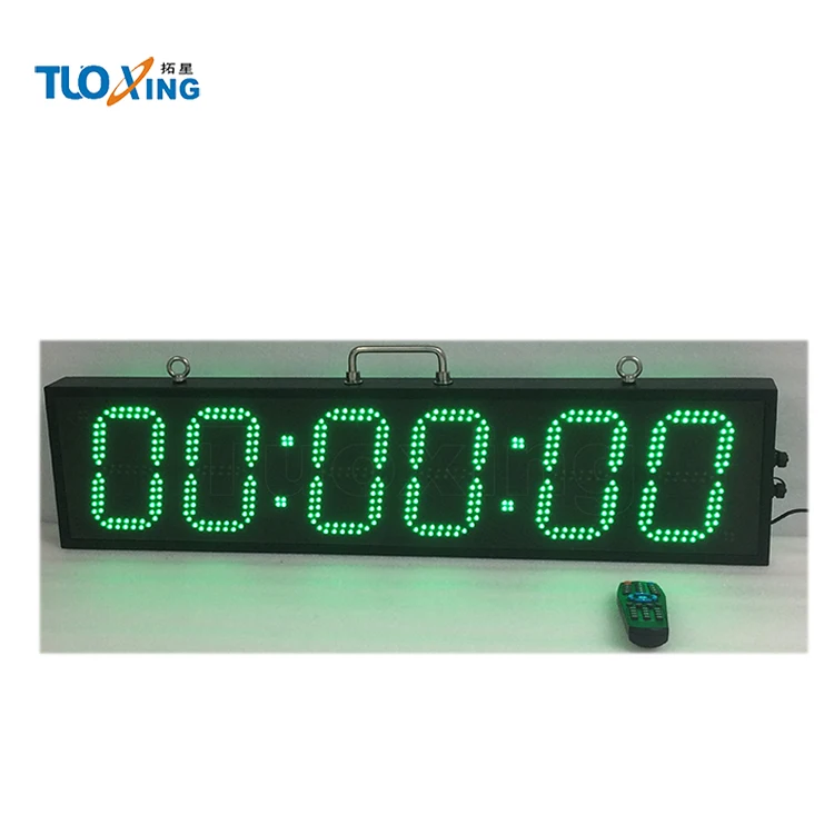 Tuoxing Waterproof 6 inch Outdoor LED Digital Marathon Timer