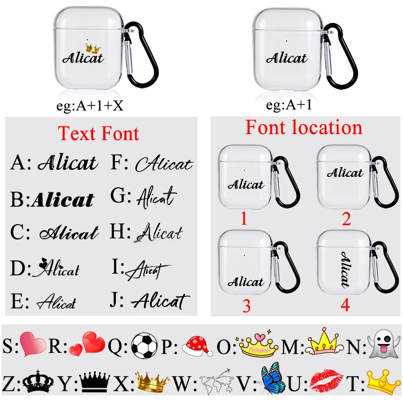 DIY Custom name/logo/image Case For AirPods 1 2 3 Pro Solt silicone Cases for Bluetooth Wireless Airpod Cover Customized Photo