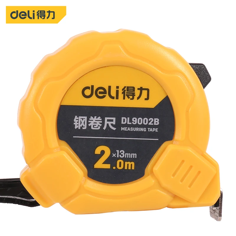 2m Universal Retractable Tape Measure with Non-slip Button Metric Tape Measuring Tape Rule