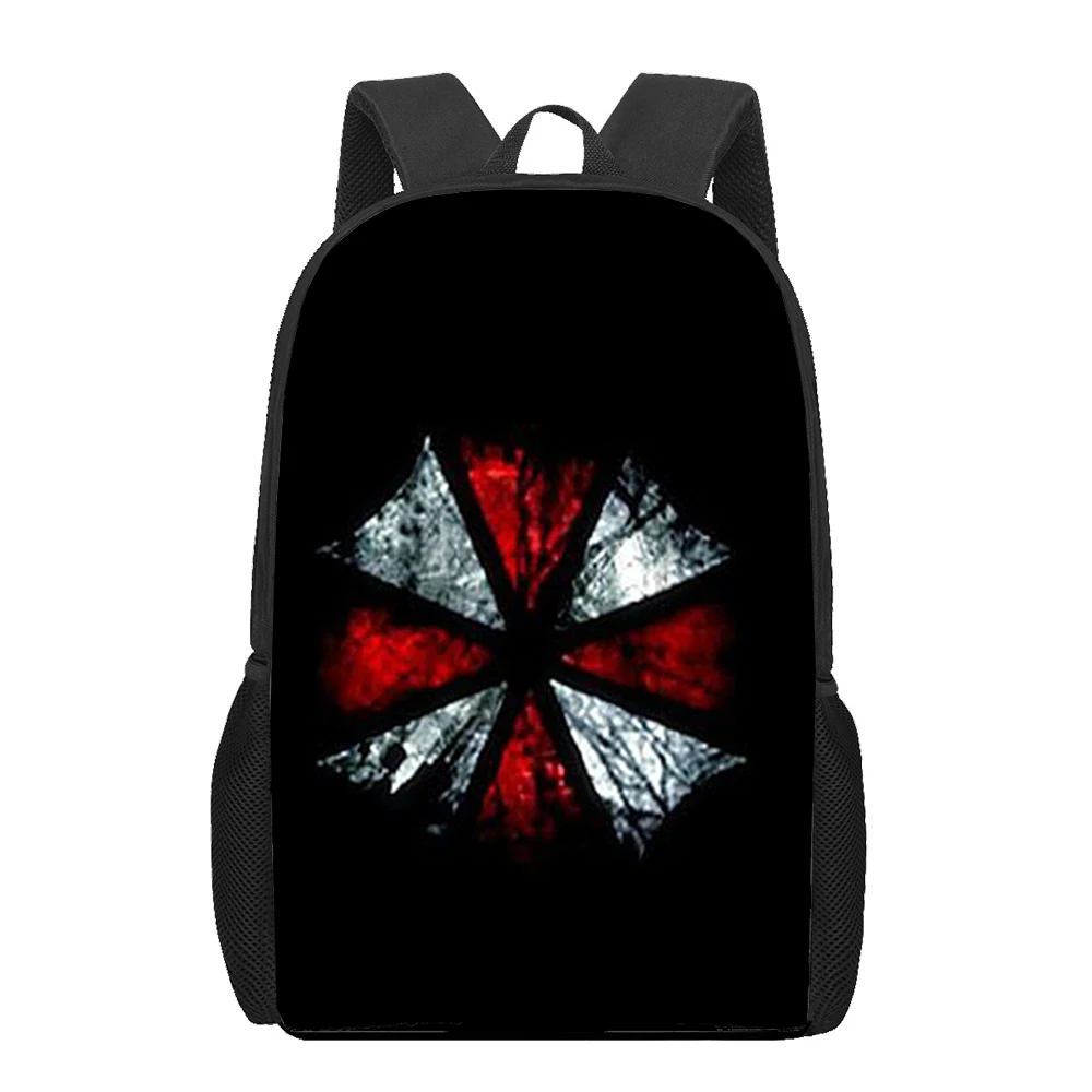 Umbrella Corporation-Sac à dos pour hommes et garçons, sacs à dos pour enfants, sacs d'école, sac de livre pour adolescents, 03