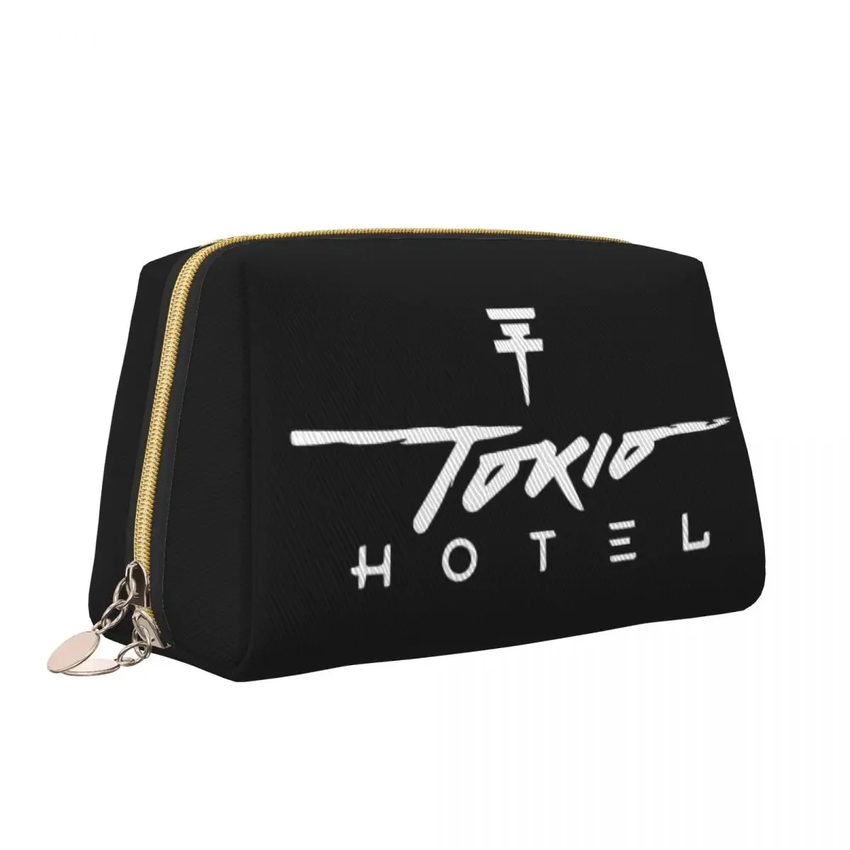 Tokio Hotels Logo Music Rock Band Makeup Bag Women Travel Cosmetic Organizer Cute Storage Toiletry Bags