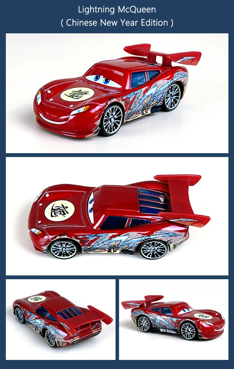 Cars 2 3 Lightning McQueen Cruz Ramires Sterling Ramone Traktoren Legierungsautomodell Kinderauto Spielzeug Geschenk – Detail 9