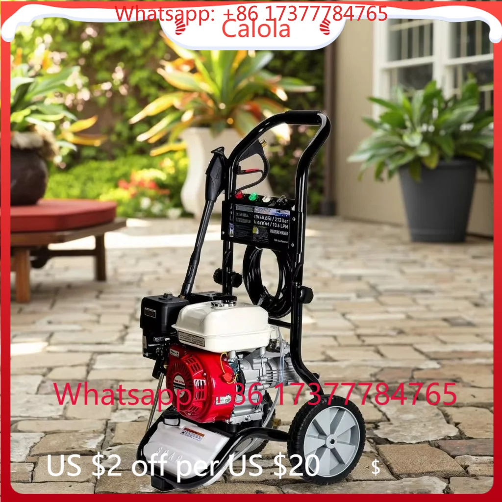Movable Portable High Pressure Car Washer  Engine Jet Cleaning Pump for Personal Use