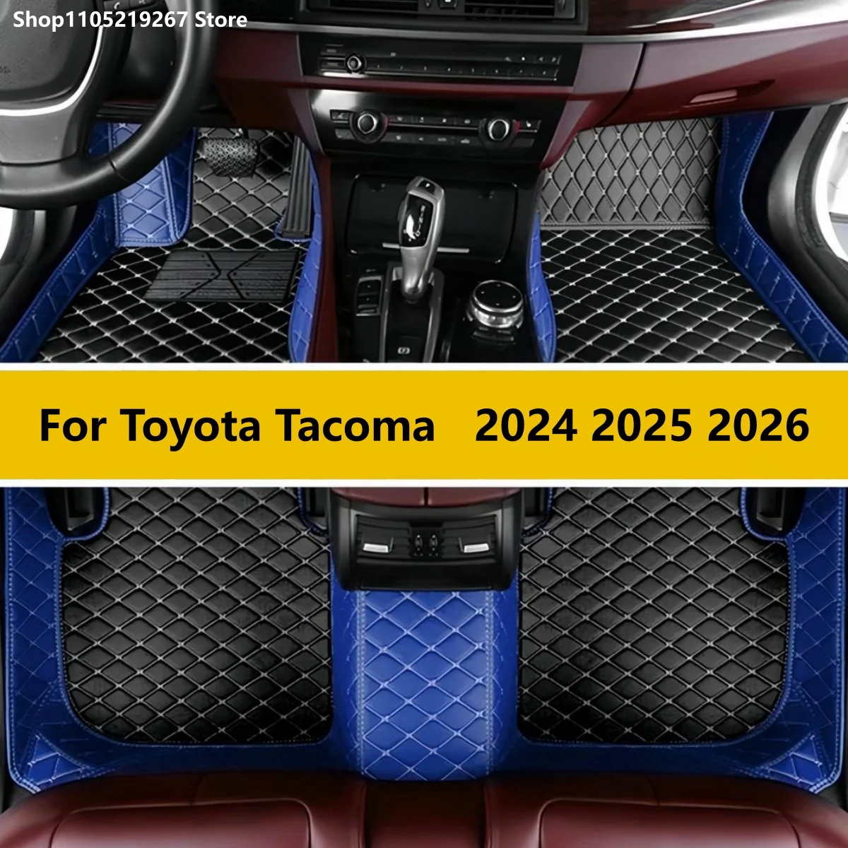 

Auto Leather Carpet Pad For Toyota Tacoma 2024 2025 2026 Interior Details Accessories Artificial Leather