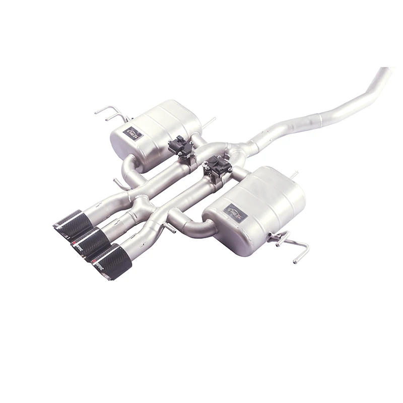 OEM High Performance Quad Stainless Steel Exhaust Pipes for Honda Civic Type-R FL5 2.0T Ss304 Full Exhaust Pipes