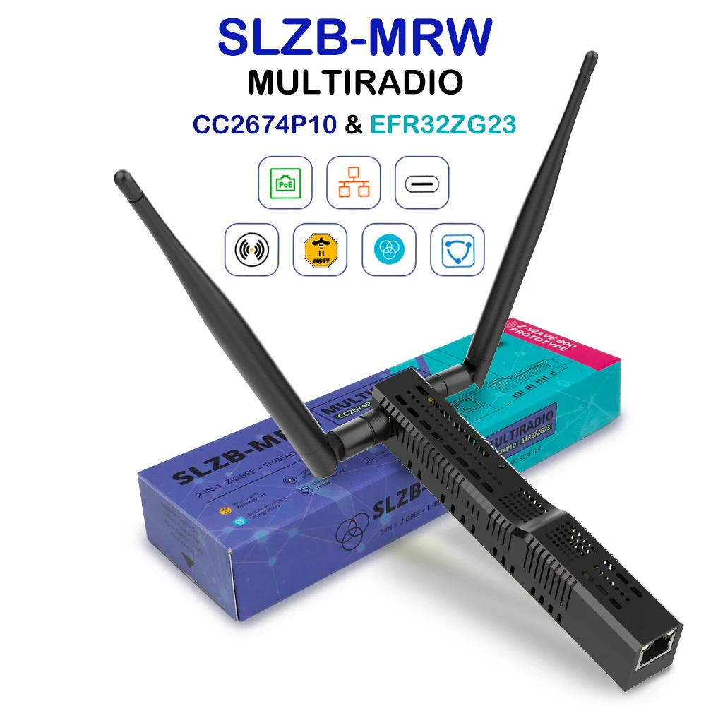SMLIGHT SLZB-06/M/P7 Zigbee 3.0 - イーサネット、USB、およびWiFi