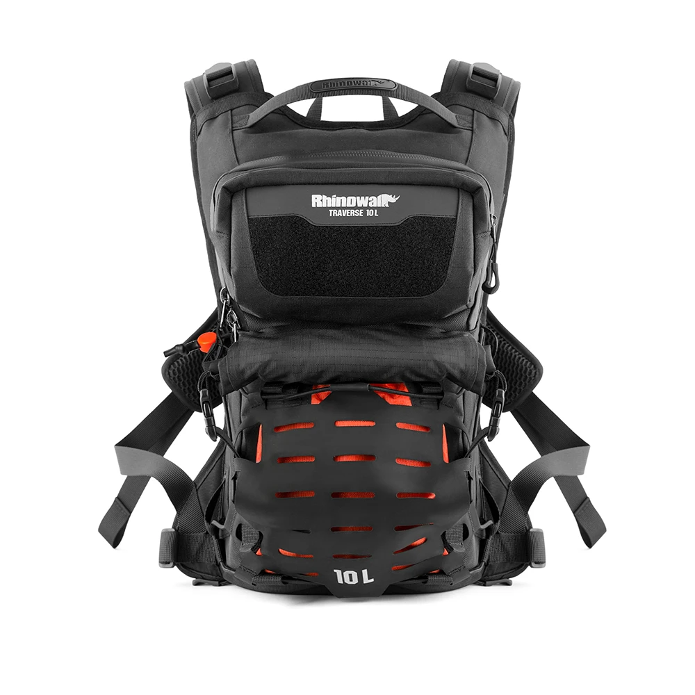 Rhinowalk waterdichte motorrugzak 10L met regenhoes multifunctionele fietsuitbreidingstas telefoontas motoraccessoires - afbeelding 1