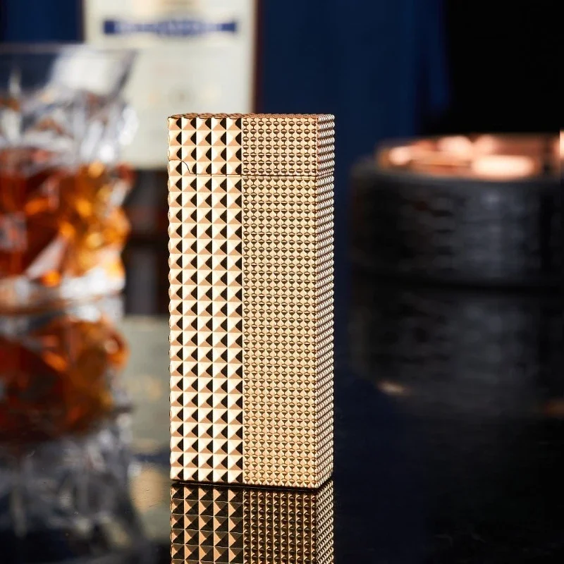 Metal Paris Nail Intelligent Voice Controlled Ignition Kerosene Lighter Visual Gas Window USB Charging Electric Lighters