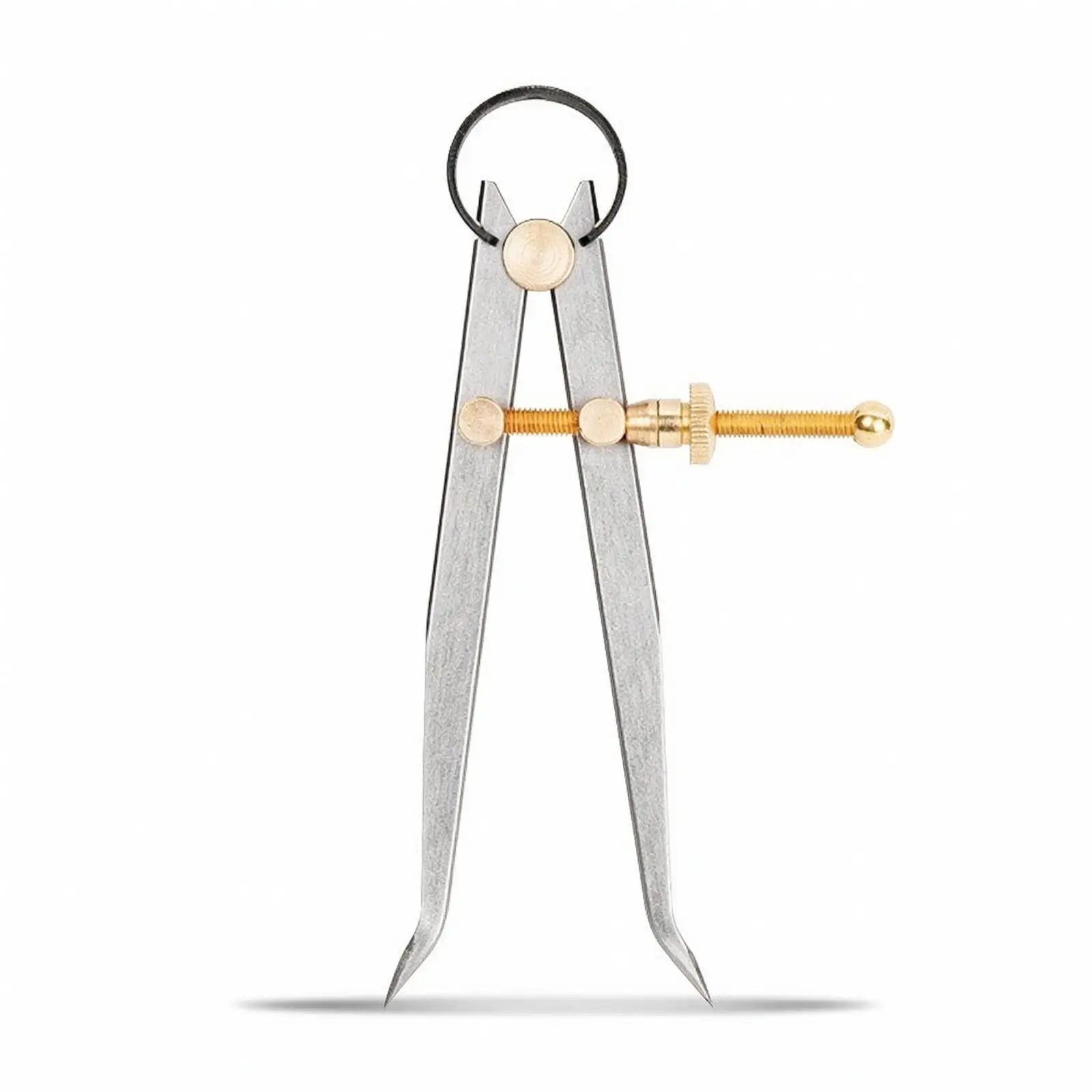 Inside Caliper Carbon Steel Inner Diameter Gauge Spring Caliper Fine-Adjustment Calipers Adjustable for Machinists, Machining