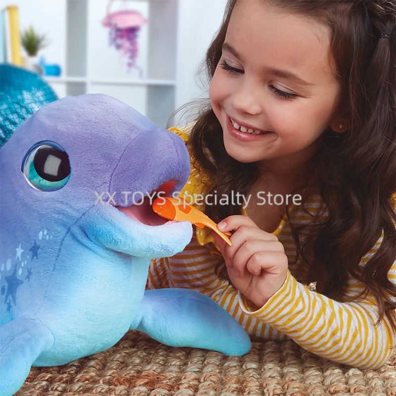 FurReal My Stylin' Pony Cinnamon Toy Dazzlin' Dimples My Playful Dolphin Elektroniczne Zwierzątka Domowe Interaktywne Pluszaki z Wokalizacją