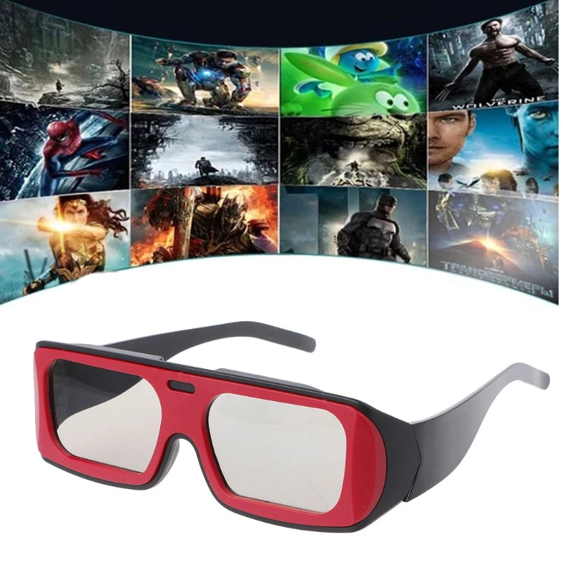 Light Simple Design 3D Stereo Viewing Glasses Polarized Lens Design Props