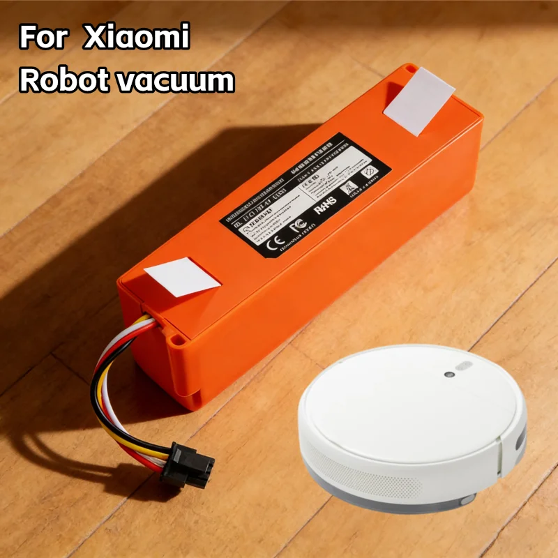 

Литий-ионный аккумулятор 14,4 В, 12800 мАч, большой емкости, для робота-пылесоса Xiaomi Roborock, сменная батарея