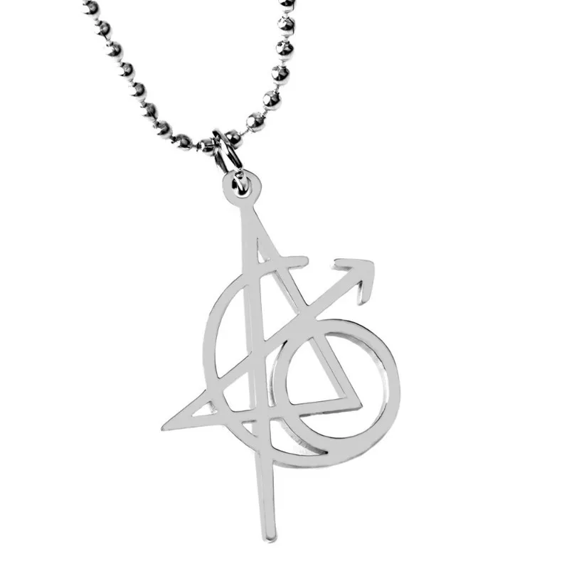 Marvel's The Avengers Captain America Collier de tatouage de veuve noire Personnalité créative Pendentif garçon Accessoires Cadeaux de vacances