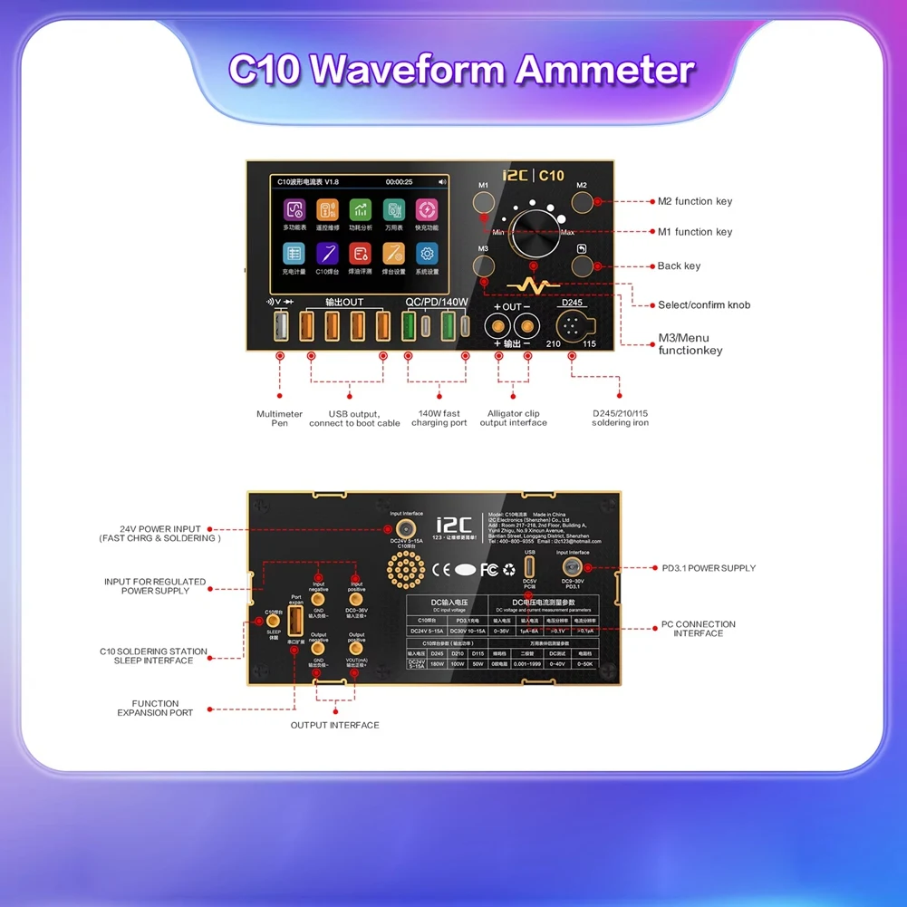 

AB66-Цифровой амперметр тестер обнаружения заряда 0-36 В вход с обнаружением заряда/тестер измерения напряжения