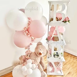 25Cm Hollow Blocks Balloon Box Letter A-Z Custom Name Age Phrases DIY Party Decorations for Baby Shower Birthday Wedding