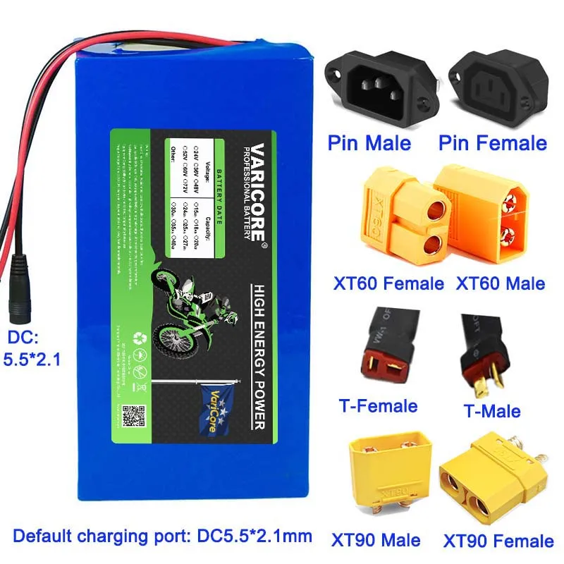 حزمة بطارية ليثيوم مع شاحن مجاني ، 36 فولت ، 48 فولت ، 60 فولت ، 30 أمبير ، دبليو ، من من من من نوع W ، من من من نوع W ، 42 فولت ، ومن ومن ومن ومن ومن ومن ومن ثم
