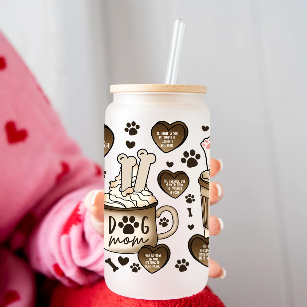 Baseball Sport Coffee Fuel 16OZ UV DTF Cup Wrap Transfers Stickers For DIY Libby Glass Waterproof Decals