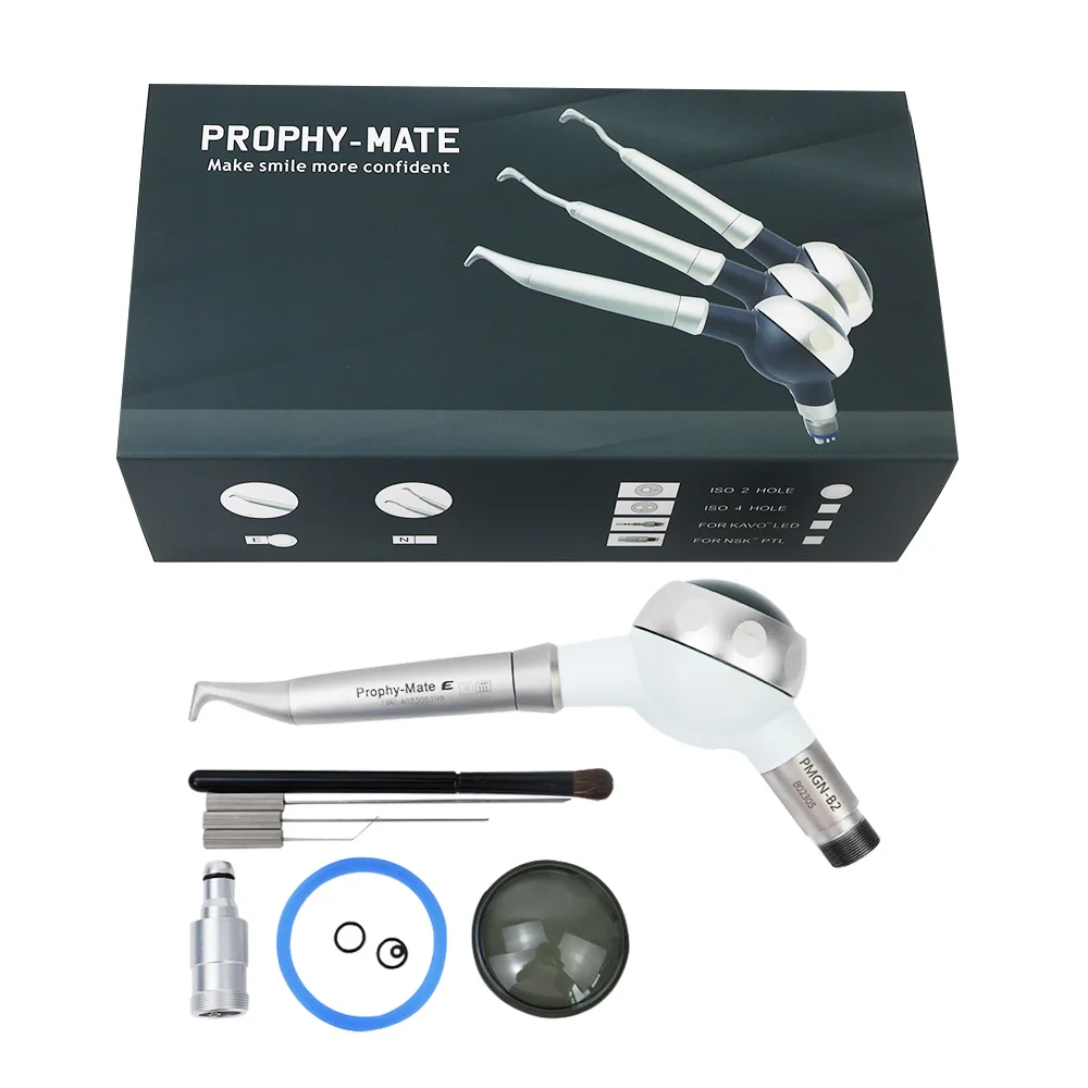 Dental Prophy-Mate Air Polisher 2 Holes Sandblaster Teeth Polishing Gun Air Flow Tools Dentistry Equipment