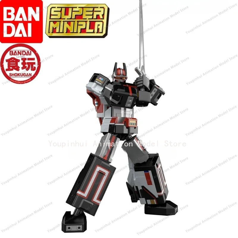 In Stock Bandai Reissue Figuras Colecionáveis Para Meninos, Choudenshi Bioman, Bio Robo, Brinquedos Modelo De Montagem