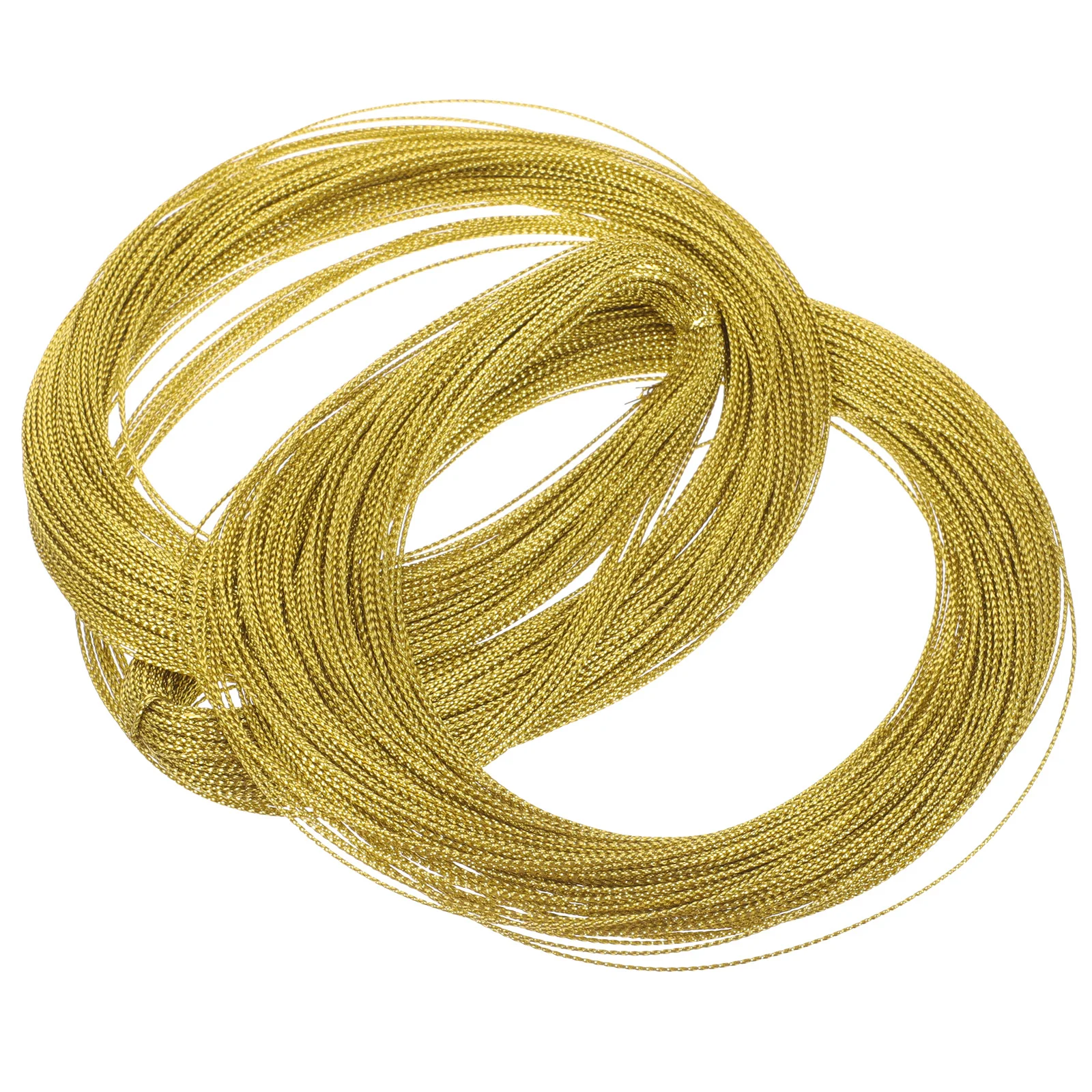 

100m Metallic Cord Jewelry Thread Craft String Lift Cord for Jewelry and Craft Making (Gold) metallic jewelry string