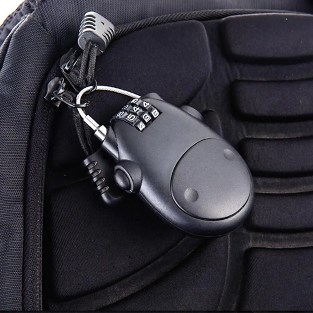 New Telescopic Wire Rope Steel Cable Code Lock Universal Password Lock Suitcase Car Sled Motorcycle Helmet Digit Password Lock