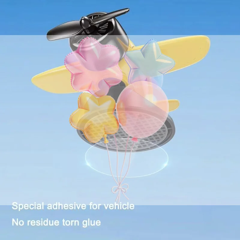 Solar Rotating Airplane Auto Dashboard Decor Ornament Portable Lightweight Auto Interior Accessory for Driver Gifts