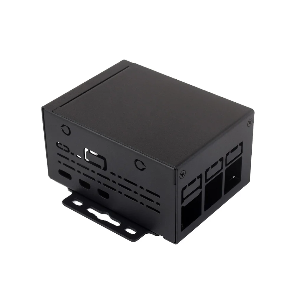 PI5-CASE-D Waveshare Industrial Grade Metal Case for Raspberry Pi 5 Internal Space Supports Installing Official Cooling Fan