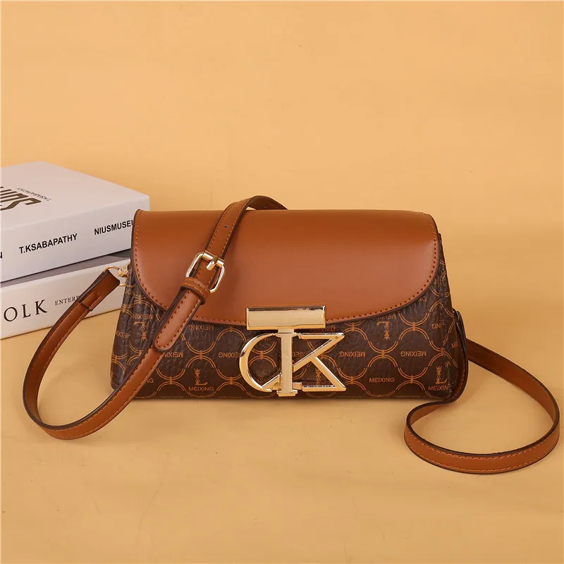 

2025 New Lettered Crossbody Bag - Stylish Contrast Square Handbag for Women, Durable & Versatile