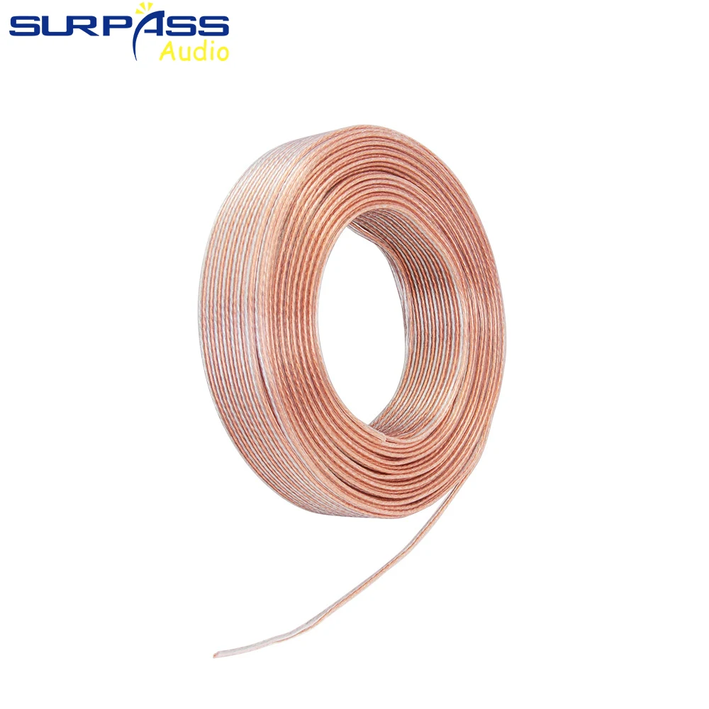 كابل مكبر صوت من النحاس النقي 100 Core HIFI عالي الدقة ناعم ومتين وعمر خدمة طويل للوحة الموسيقى والمسرح المنزلي KTV