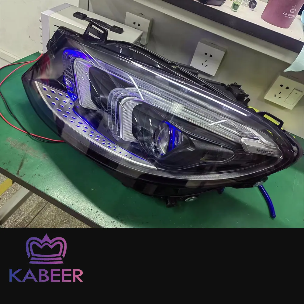 Kabeer GLE Headlight for Benz 2018 GLE W167 headlight upgrade to 2020 GLE laser headlamp