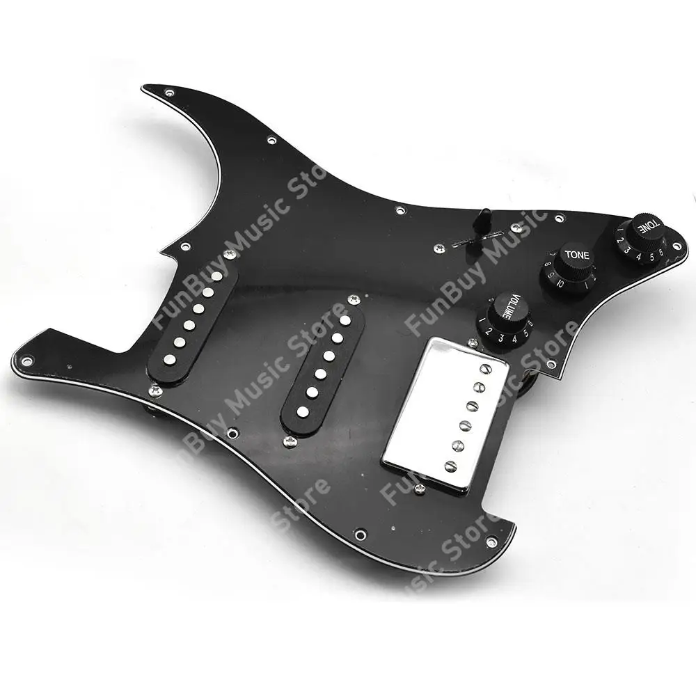 Loaded Prewired Pickguard SSH Ceramics Humbucker Pickups Plate Set for Electric Guitar Replacement Accessories Pick Guard