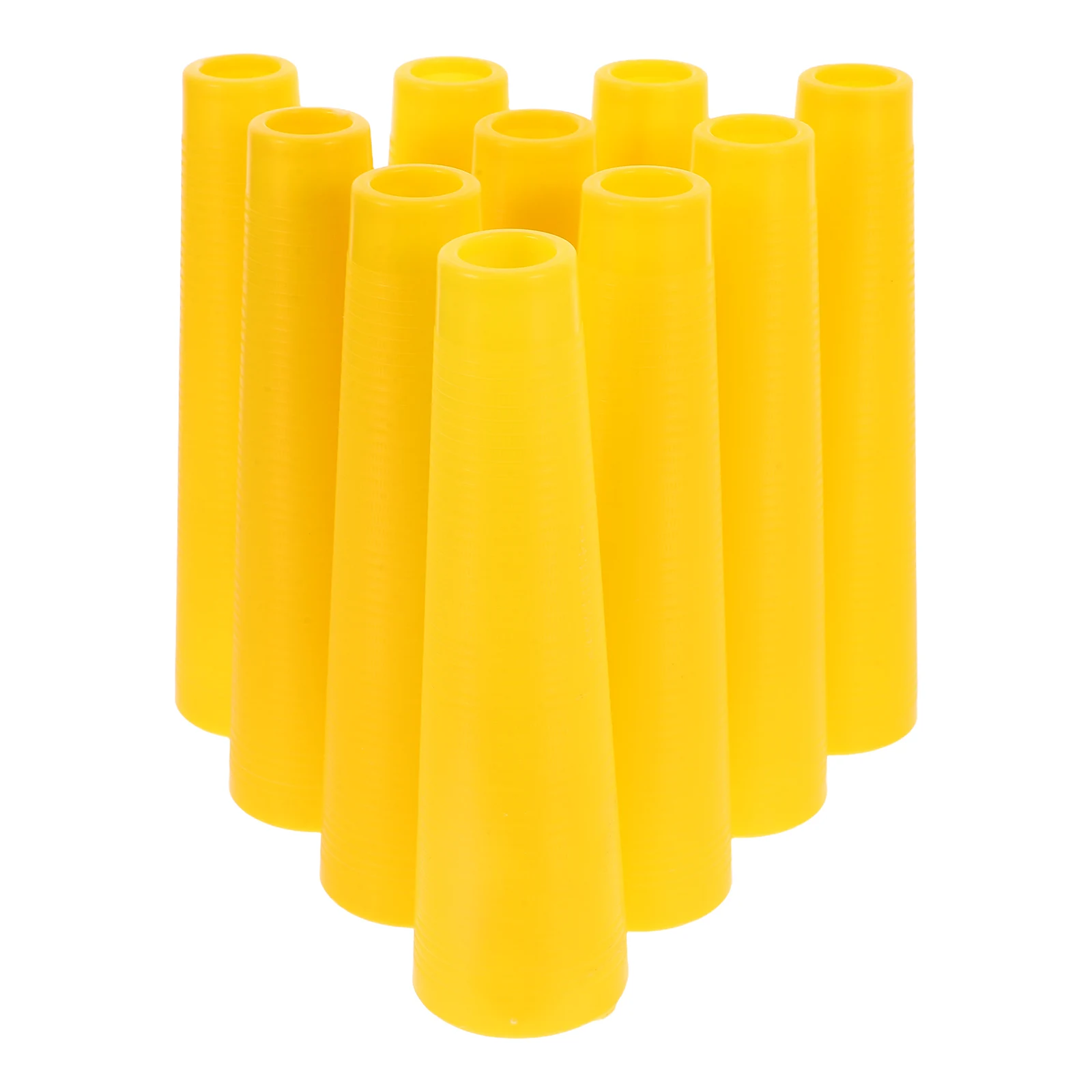 10 Pcs Plastic Winding Tube Handmade Woolen Knitting Rod Bobbins Line Craft Embroidery Floss Sewing Needles Accessories