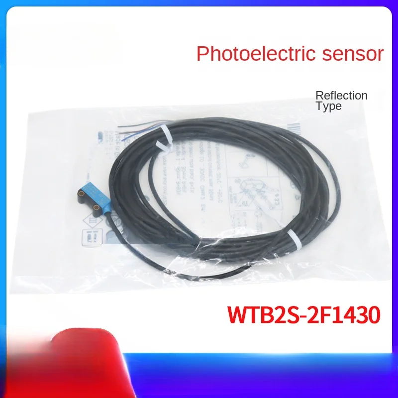 Original genuine small photoelectric sensor WTB2S-2F1430 1078662 reflective background suppression PNP