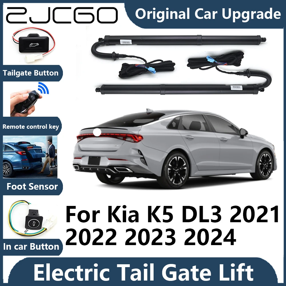 

ZJCGO For Kia K5 DL3 2021~2024 Automatic Tailgate Electric Tail Gate Lift Prop Support Vehicle Power Rear Door Liftgate Strut