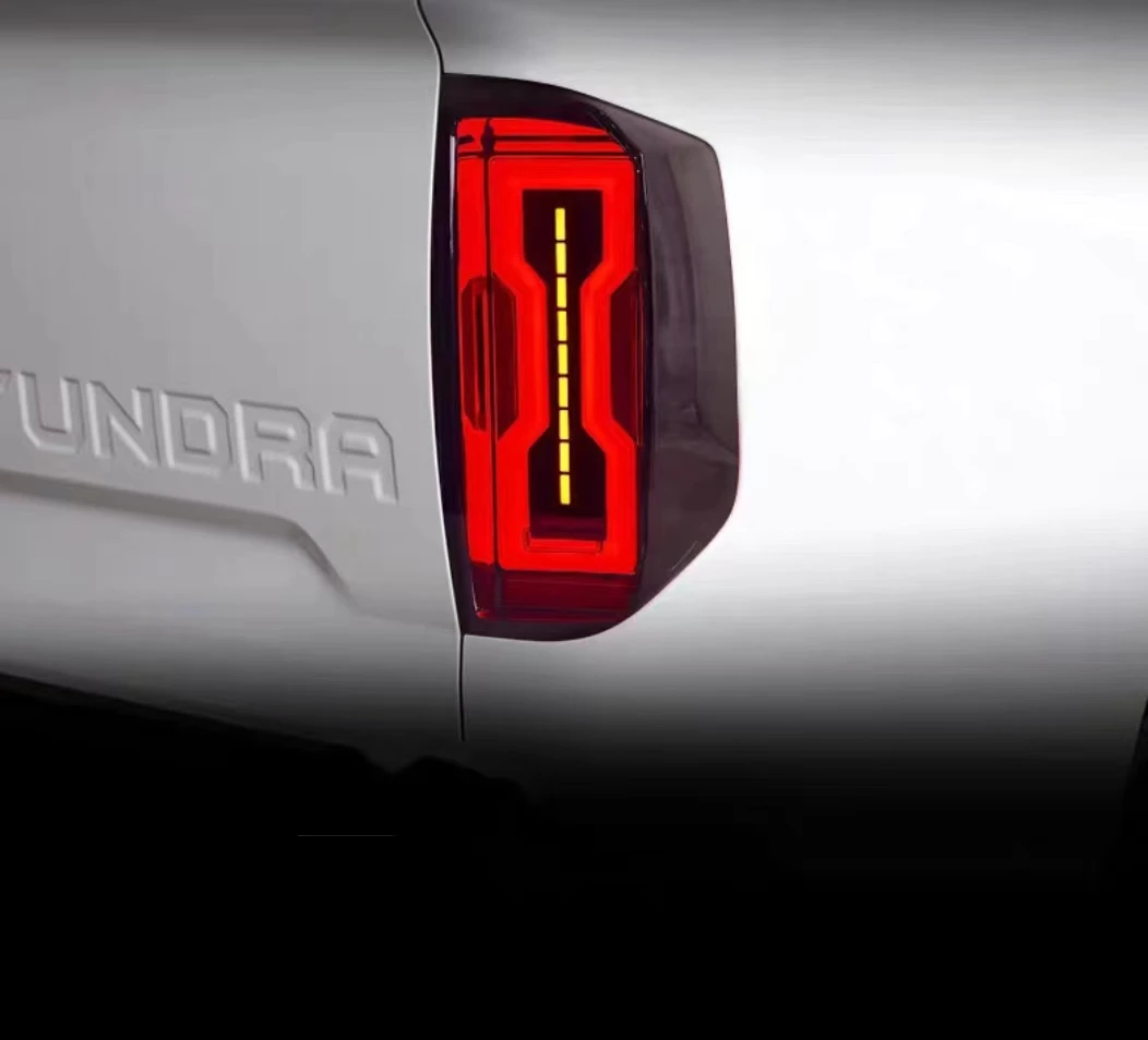 لملحقات الضوء الخلفي LED وإشارة الانعطاف لأجزاء جسم السيارة الأنيقة Tundras