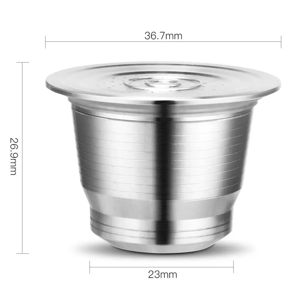 304 Stainless Steel Reusable Coffee Pod Coffee Filter Holder Capsule Coffee Machine Accessory for Nespresso Essenza