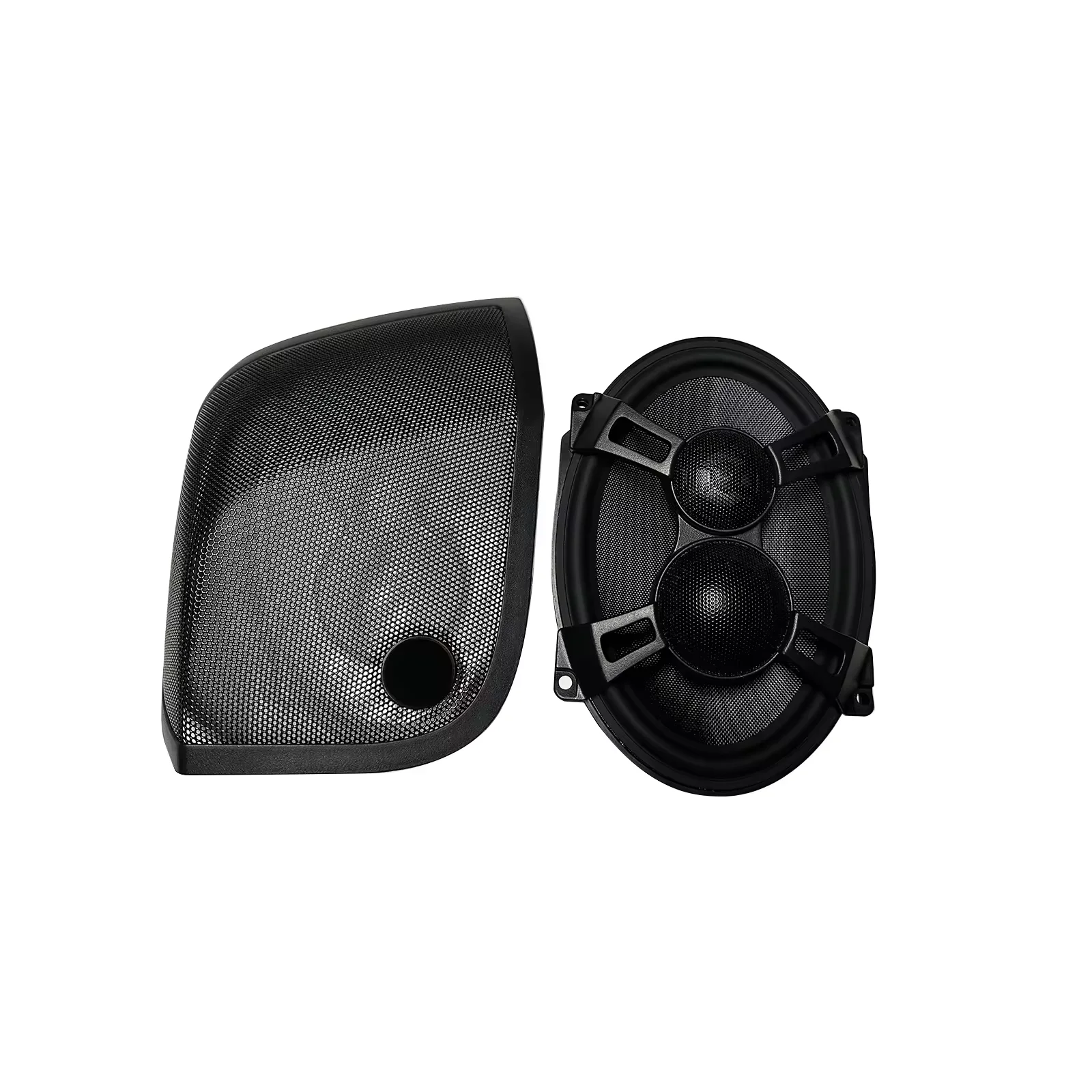 

Высококачественные аксессуары для мотоциклов. Выдающий комплект для установки динамиков AKTIF с большими динамиками.