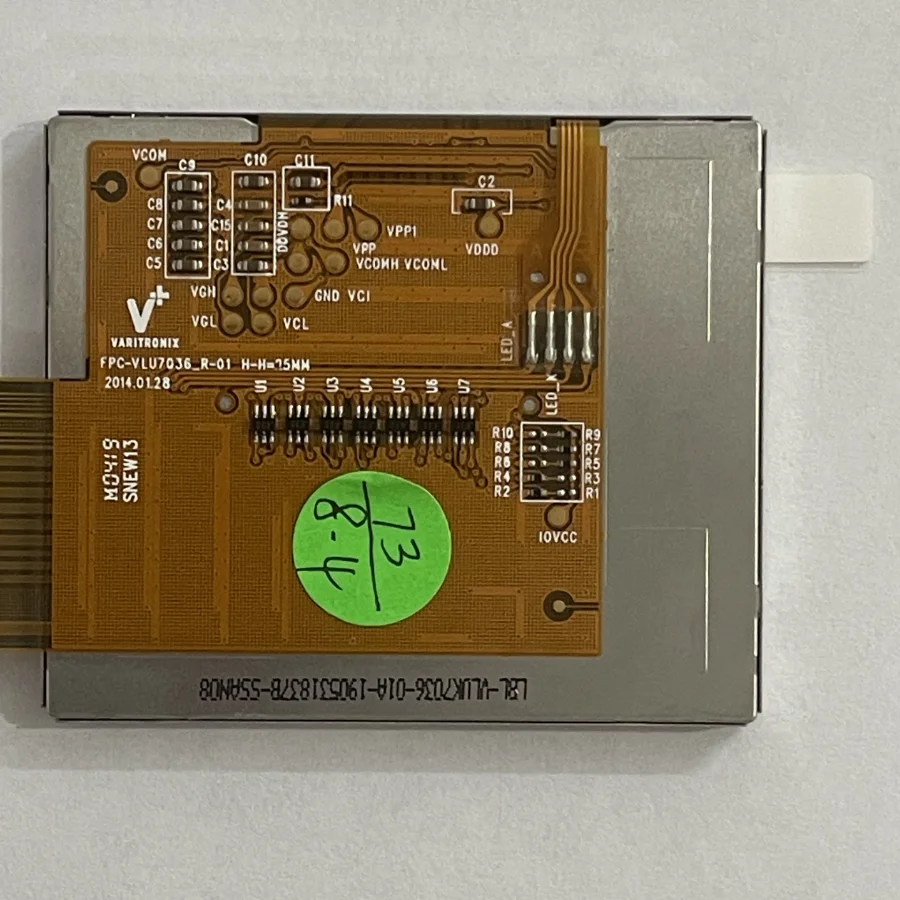 Imagem -03 - Painel de Polegadas Fpc-vlu7036_r01 Lbl-vluk7036-01a Lcd 2.