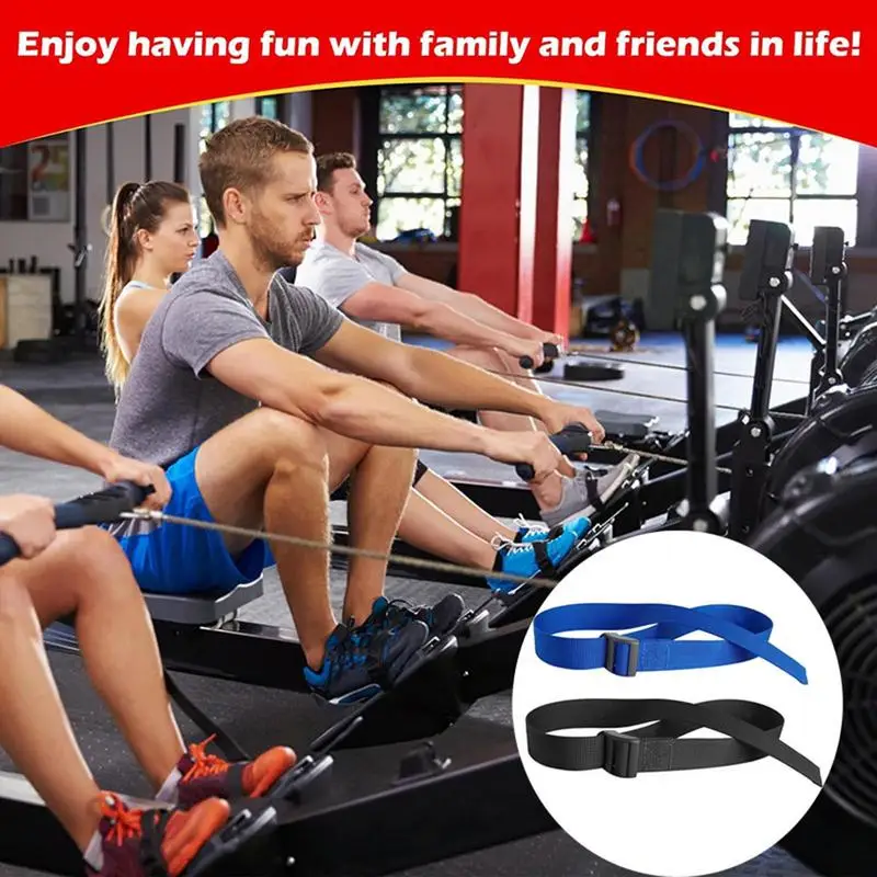 Leg Exerciser Machine Pedal Straps 2X Replacement Pedal Straps Rowing Machine Pedal Straps Under Desk Exerciser Parts