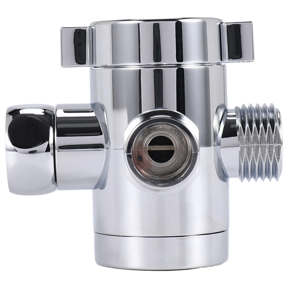 ETRT 1/2 inch 3 Way T-adapter Toilet Bidet Bath Shower Head Arm Mounted Diverter Valve