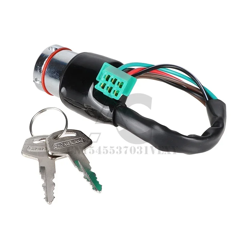 

Universal Motorcycle Part 6 Wire Electric Ignition Switch Lock Key For Most Dirt Bike ATV UTV