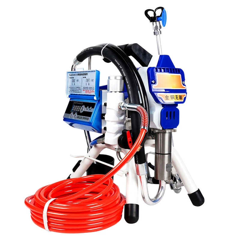 2500W Brushless Electronic Pressure Adjustable Airless Spraying Machine Latex Paint High Pressure Spraying Machine 2.8L/min