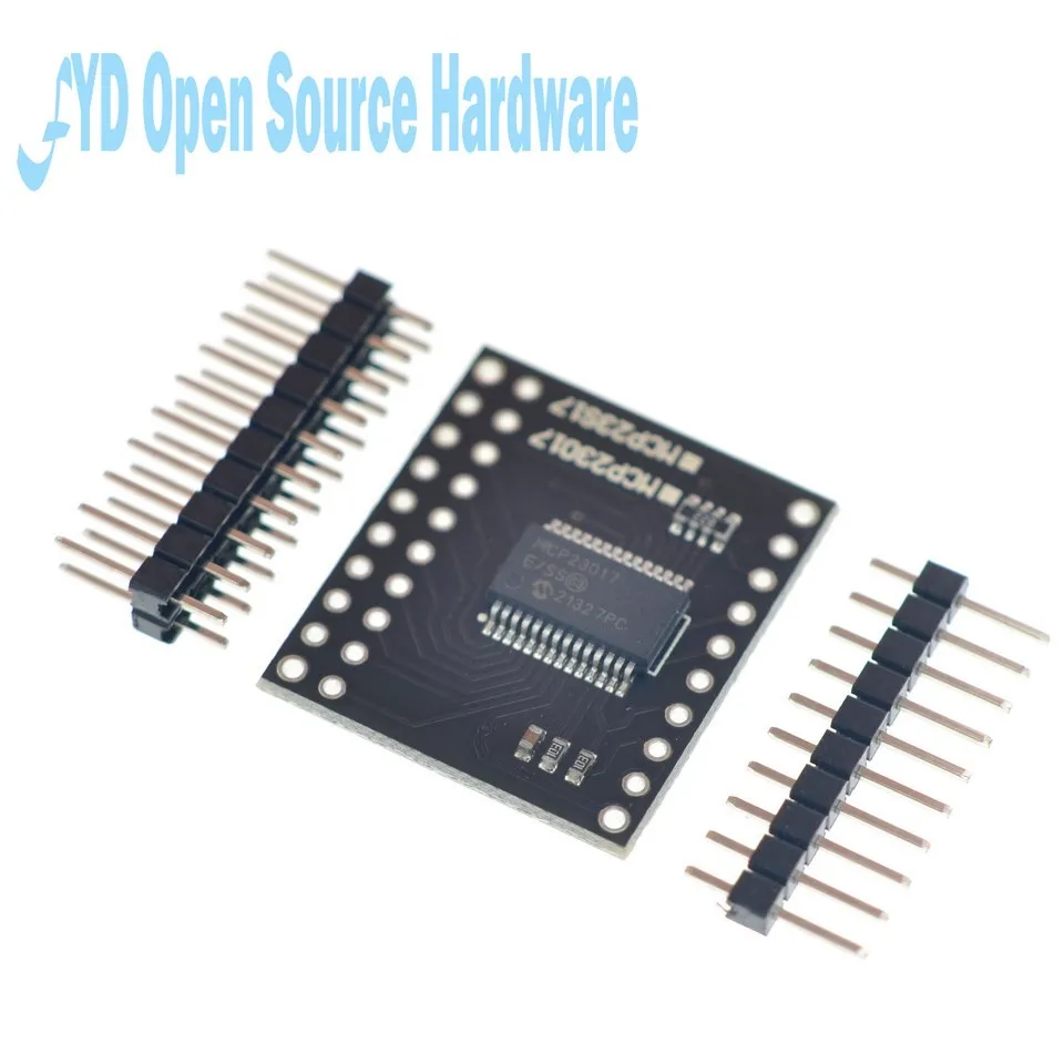 1pcs MCP23017 Serial Interface Module IIC I2C SPI MCP23S17 Bidirectional 16-Bit I/O Expander Pins 10Mhz Serial Interface Module