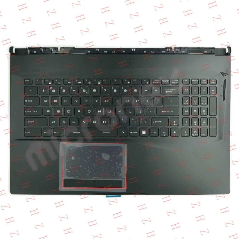 P+ FOR MSI Raider GE75 8SE 8SF 8SG Palmrest Keyboard black